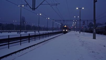 La neige aux pieds
